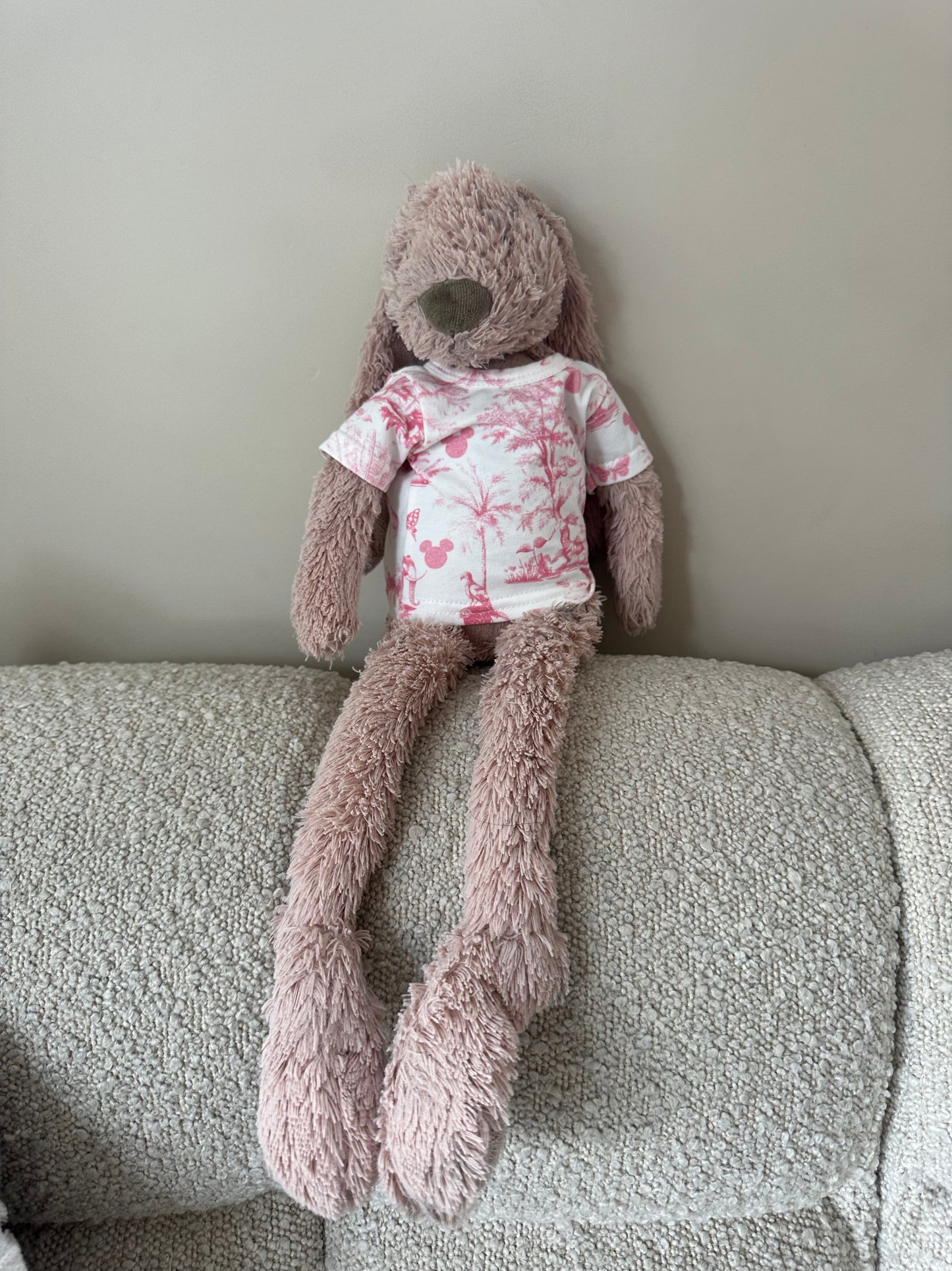 Toile Safari Lovie Tee Pink (shirt only)