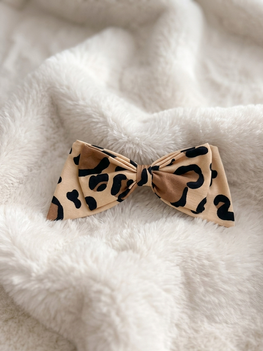 Leopard Love Hairbow